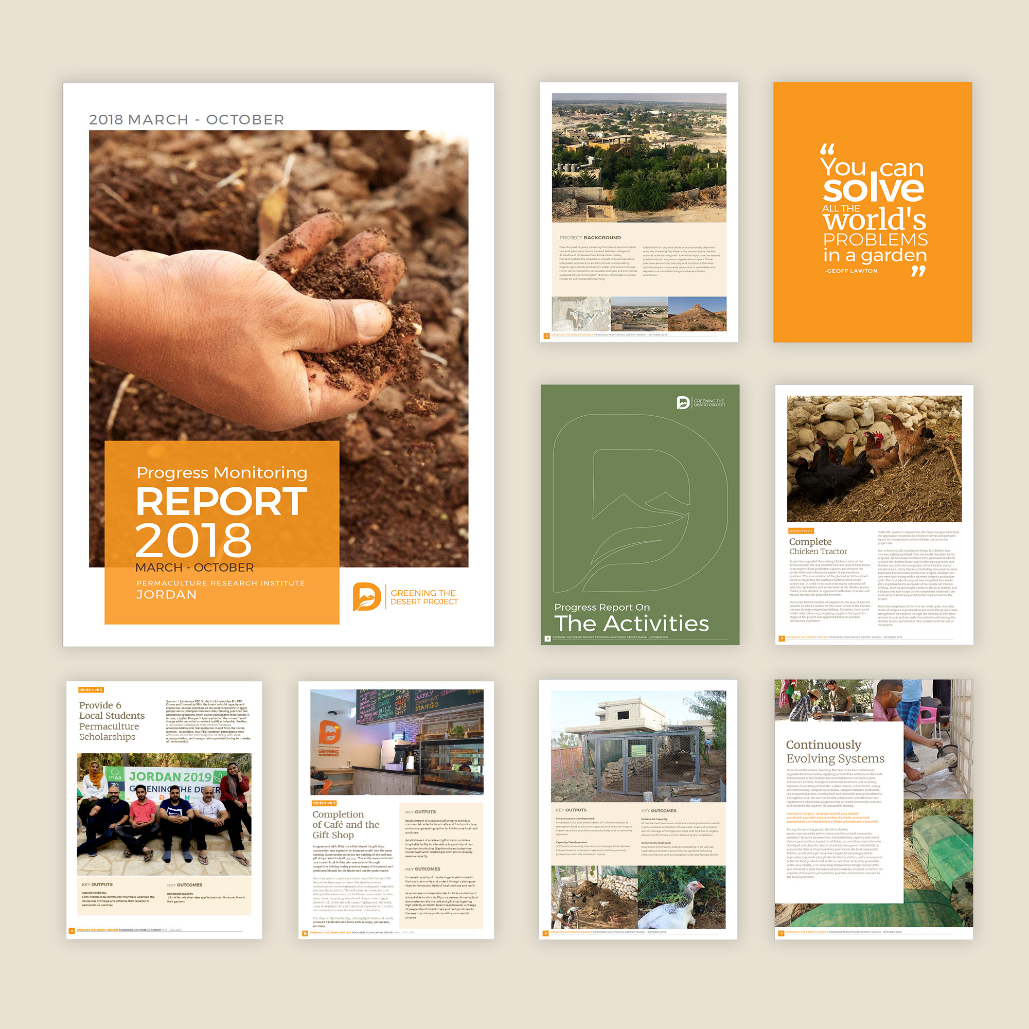 Greening the desert Annual Report